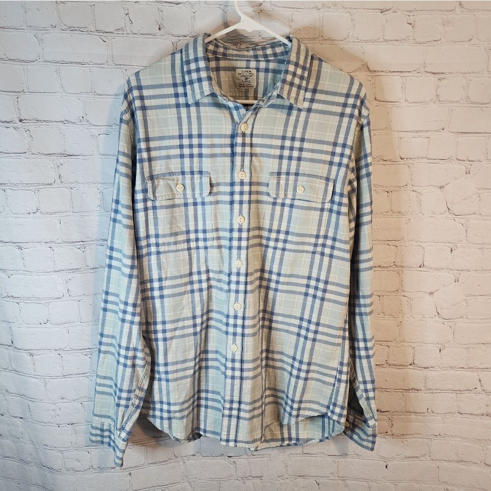 Men's J. Crew longsleeve button-down shirt, size Large